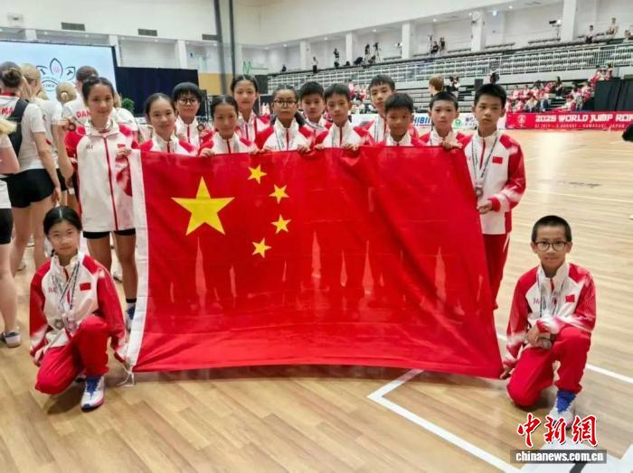 广西跳绳队世锦赛勇夺6金7银3铜 创历史最佳战绩